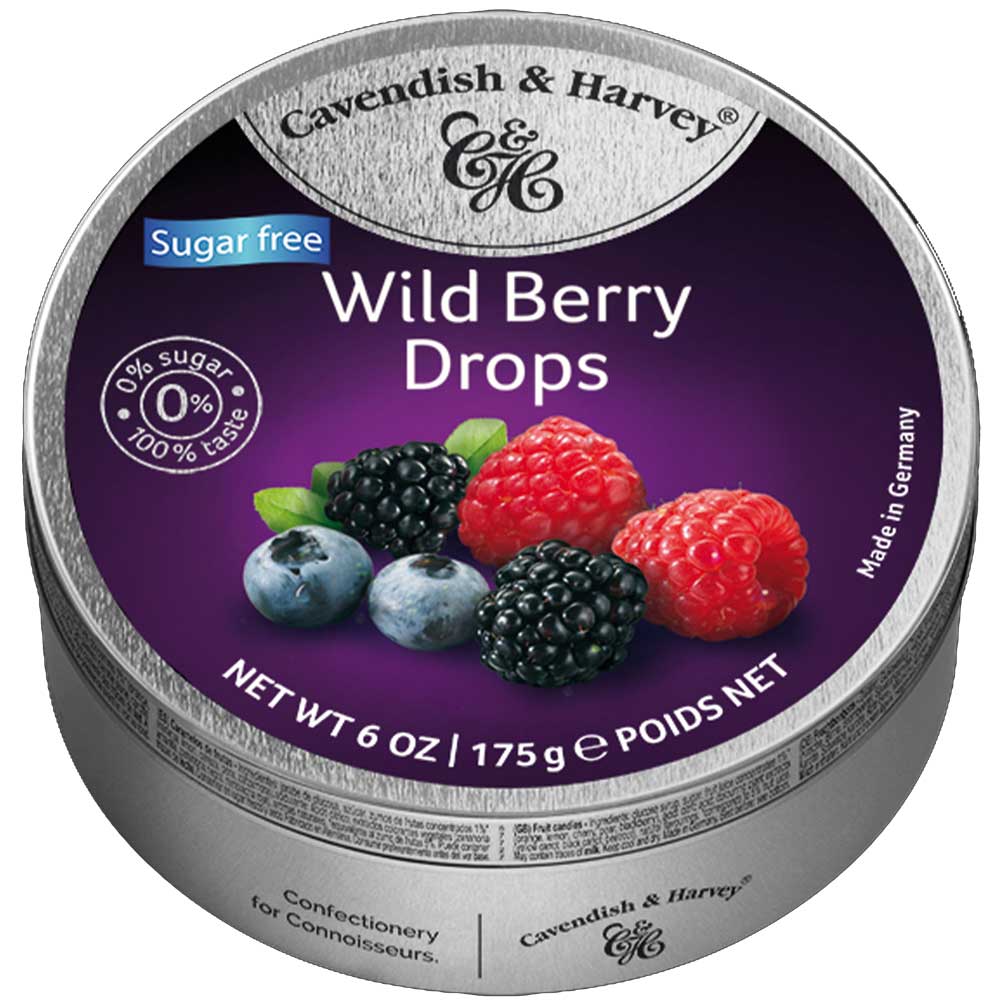 cavendish-harvey-wild-berry-drops-sugarfree-175g