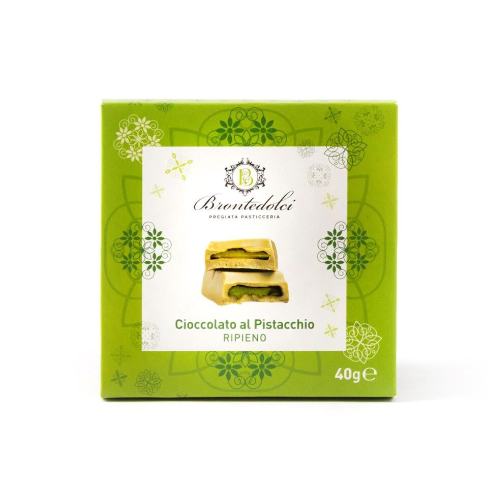 Brontedolci čokolada punjena kremom od pistacija 40g